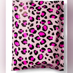 Pink Leopard Print Polymailer 10 X 13 (10 Ct)